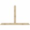 Ekena Millwork Portland Rough Sawn Timber Gable Bracket, Douglas Fir, 96"W x 64"H x 4"D x 6"F, 16/12 Pitch GBW096X64X0406POR00RDF - alternate 1